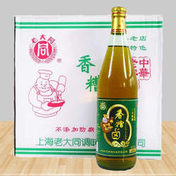 上海老大同香糟卤640mL*12瓶泡凤爪豆角卤猪蹄牛肉卤汁调味料