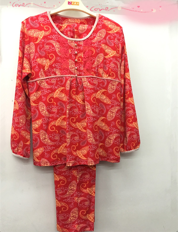 汝斯芬正品专柜纯棉休闲新款睡衣261003