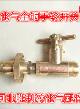液化气角阀接头手轮开关煤气钢瓶全铜充气导枪导气管充装配件包邮