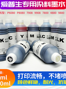 爱普生P10080 P20080 P10080D打印机连供墨盒耐光抗氧化染料墨水