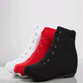 帆布室内健身鞋 北舞爵士舞鞋 爵士靴芭蕾舞蹈女鞋 练功鞋 高帮舞蹈鞋