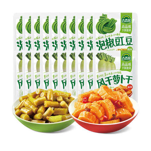 吉香居泡椒豇豆萝卜干下饭菜小袋