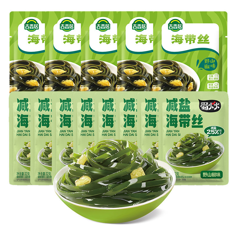 吉香居减盐海带丝下饭咸菜图片