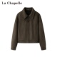 翻领复古麂皮绒通勤风短款 拉夏贝尔 新款 Chapelle冬季 夹克外套