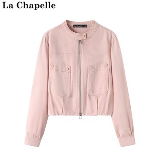 新款 夹克外套女工装 棉长袖 拉夏贝尔 修身 Chapelle秋季 短款 上衣