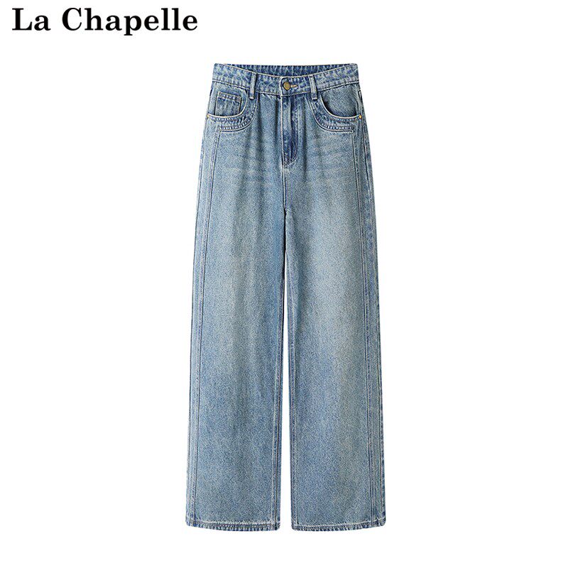 拉夏贝尔/La Chapelle秋冬季阔腿牛仔裤高腰显瘦女宽松直筒裤女裤使用感如何?