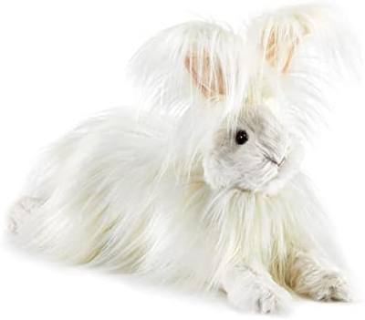 Folkmanis Angora Rabbit Hand Puppet  White