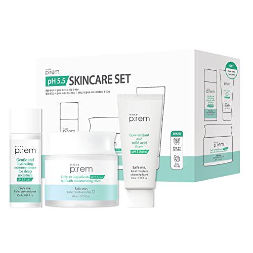 makeprem safe me. relief moisture cream for dry sensitive sk