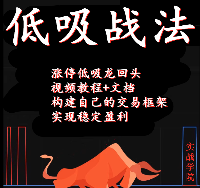 涨停低吸战法视频教程教学炒股入门股票教程实战交易方法