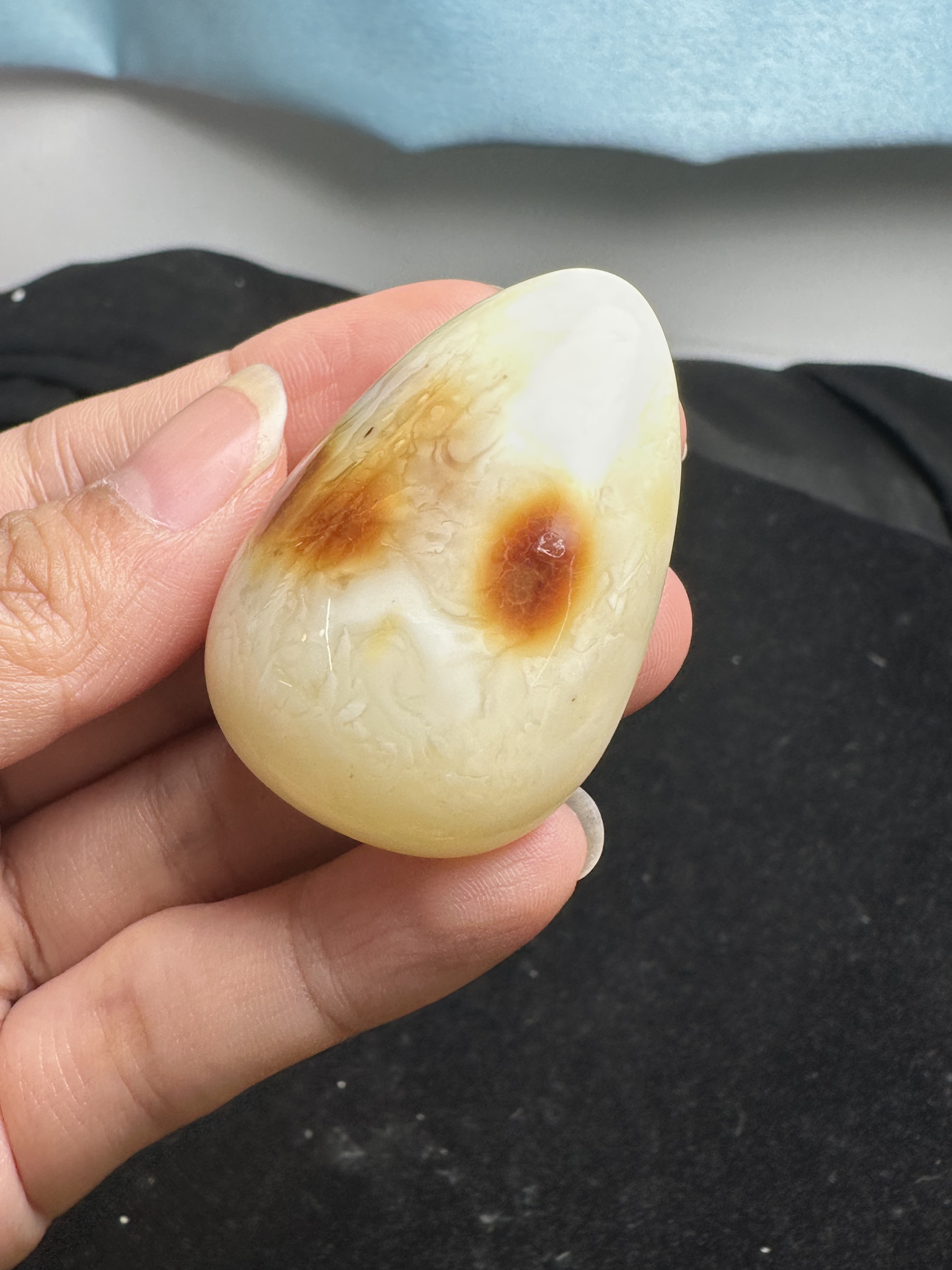 纯天然蜜蜡水滴大吊坠 饱满俄料 33*48MM厚度17mm 重量16克 保真