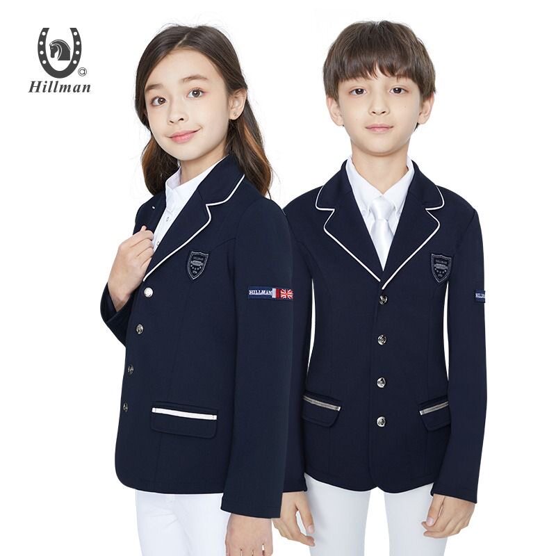 haosi equestria儿童马术障碍比赛西服骑士服马术考级西服高弹外