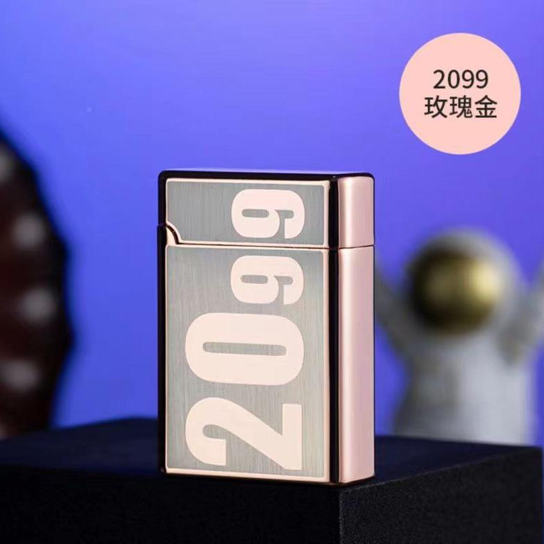 包邮晨龙充防滚气红感火创意前点火风电子应直冲晨龙CL-2打火机