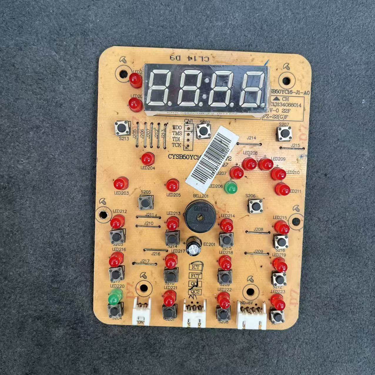 适用于电压力锅配件CYSB50YC16-J1-A0显示板控制板灯板