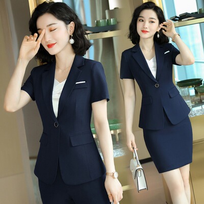 酒店前台经理珠宝店小西装工作服