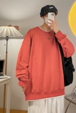 新款秋冬圆领港风大码宽松外套时尚套头卫衣XZ1415-2#W5513#，男装卫衣，星座301D-4(原星座1004-4）