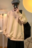 新款秋冬圆领港风大码宽松外套时尚套头卫衣XZ1415-2#W5520#，男装卫衣，星座301D-4(原星座1004-4）