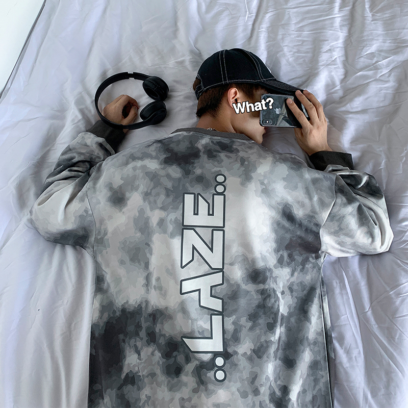 新款秋冬新款圆领卫衣T恤港风大码韩版外套XZ1415-2#W5531#，男装卫衣，星座301D-4(原星座1004-4）