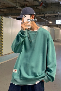 新款秋冬新款圆领卫衣T恤港风大码韩版外套XZ1415-2#W5520#