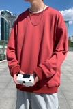 秋冬新款时尚大码港风圆领套头T恤卫衣男女款XZ1415-2#W5500#，男装卫衣，星座301D-4(原星座1004-4）