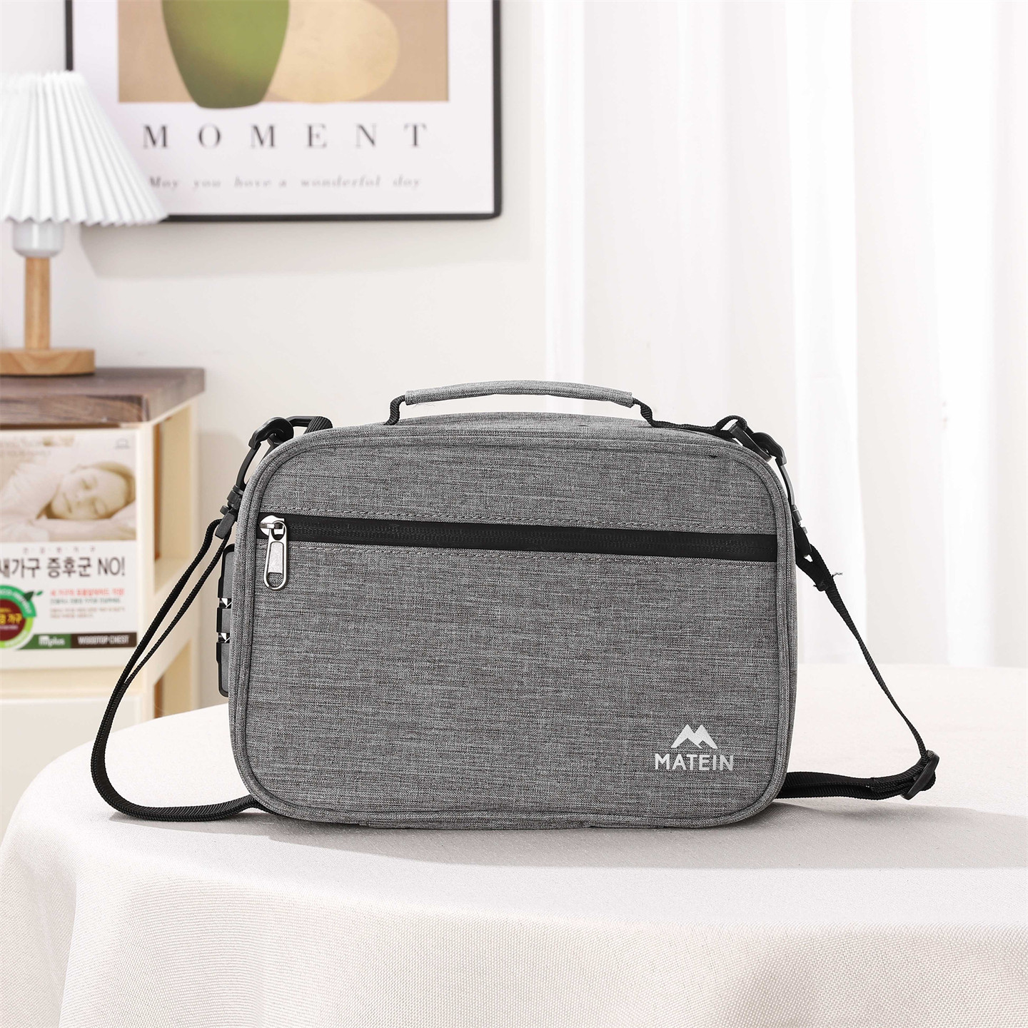 防臭隔味收纳旅行单肩包