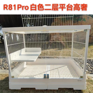 达洋R81Pro二层平台兔笼实木层板隔板楼梯高端白色R100Pro装饰