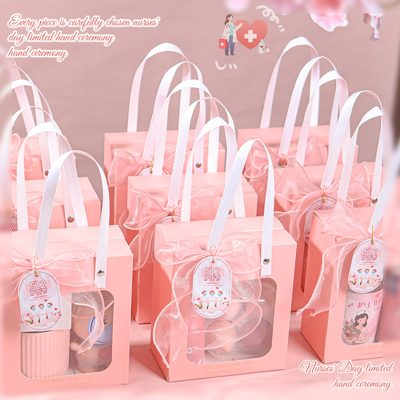 美容院送顾客实用定制礼物员工纪念品伴手礼赠品精美小礼品手提袋