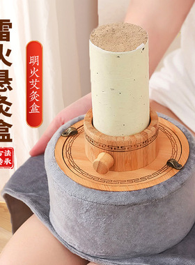 无烟大艾灸盒艾条控温随身灸家用熏蒸仪腰腹部艾灸罐器具温灸宝