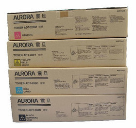 震旦ADC258碳粉 震旦ADT-258C蓝色碳粉 震旦258青色墨粉 原装粉盒