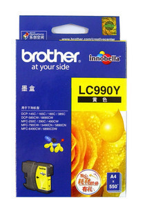 原装正吕 兄弟LC990Y 黄色墨盒 MFC-290C MFC-250C 490CW 6490CW