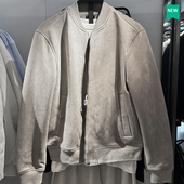 春秋新品 男装 绒面质感拉链飞行员夹克外套 柜429 ZA8574700 802