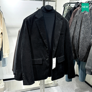 春秋新款 5937485 男装 休闲外套 800 复古灯芯绒商务西装 柜599