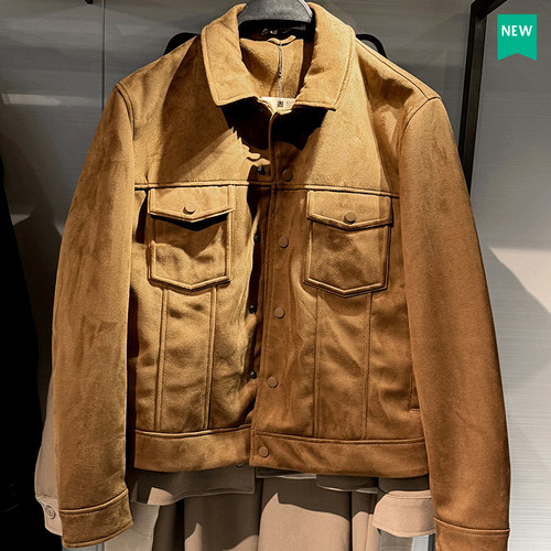 ZA男装夹克翻领秋冬标准