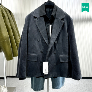 灯芯绒双排扣修身 男装 新品 807 男士 便西外套1169728 西装 柜799