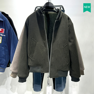 夹克棉服拉链外套5070321 柜799 棒球领加绒厚款 男装 507 秋冬新品