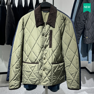 灯芯绒领拼接绗线夹棉棉服外套3286503 柜529 男装 新款 500 秋季