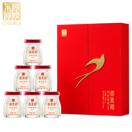 东阿阿胶即食燕窝40g*6瓶正品大药房旗舰店