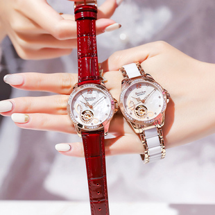 邦顿手表女机械表女款品牌高级感小众轻奢2024新款名牌正品女士表