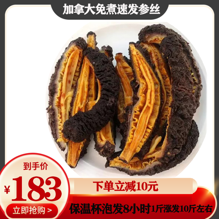 孕妇加拿大海参干货冰岛福祥海参