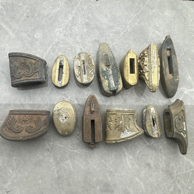 工厂处理 刀具护手 雕花铜护手铜档头铜尾档 直刀刀胚DIY配件零件