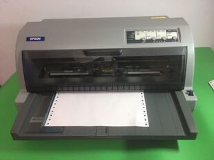 爱普生 快递单针式 690K发票 打印机106列24针 680KII 二手