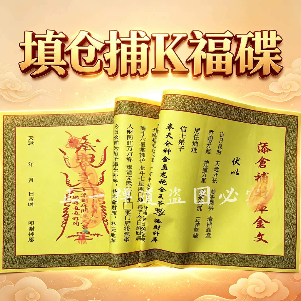 正一道补k福纸财库八方财宣纸