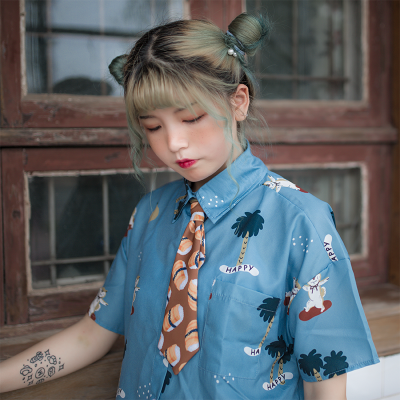 本守造原创手工领带日本日韩日系韩国土酷松紧短款印花C|ruв категории Аксессуары, воротник аксессуары, галстук - от Buy2taobao.com для оказания профессиональной услуги покупки агента Taobao