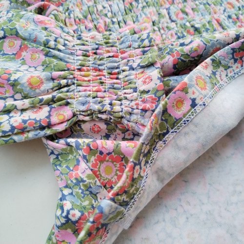 【猫耳】2-12码 英单JOU女童纯棉碎花春秋上衣儿童长袖T恤衫