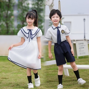 元旦儿童合唱演出服英伦风