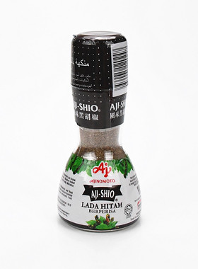 包邮马来西亚进口调料 AJI-SHIO味椒盐 黑胡椒 Black Pepper 80g