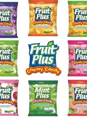 马来西亚 Fruit Plus 水果软糖 番石榴黑加伦芒果草莓荔枝榴莲橙