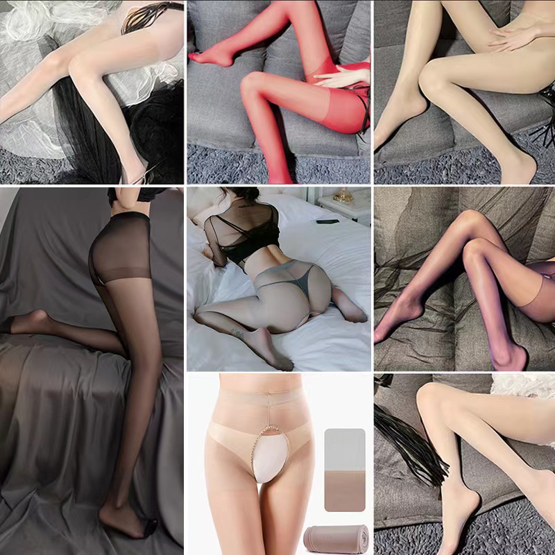 内衣女超薄一线开档连裤袜免脱