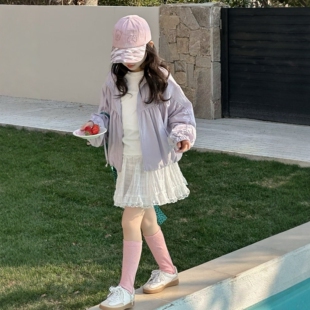 时尚女孩外套2026新款童装洋气女童春装上衣儿童夹克衫女孩薄款