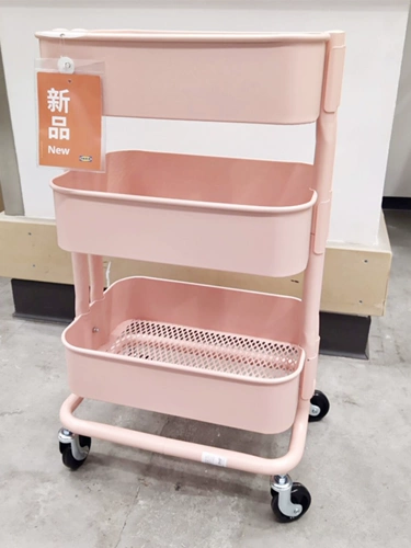 The Ikea Ikea Lashe Trolley с кастерами кухня для ванной комнаты