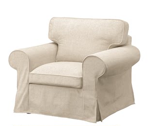 IKEA宜家正品 爱克托 单人沙发套替换套北欧风